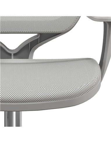 Vinsetto Office Chair, Breathable Mesh Swivel Desk Chair with Adjustable Height and  360° Swivel Security Wheels for Home Office