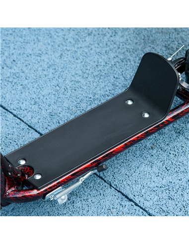 AIYAPLAY Kids Scooter with Adjustable Handlebar, Children's Kick Scooter with Non-slip Footplate, Rear Brake, Kickstand, Red