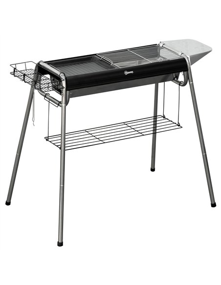 Outsunny Charcoal BBQ Grill - Black - pic 163658 | FastDaddyshop