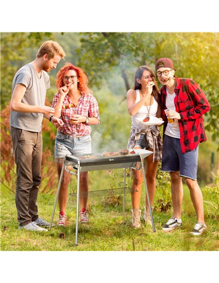 Outsunny Charcoal BBQ Grill - Black - pic 163659 | FastDaddyshop