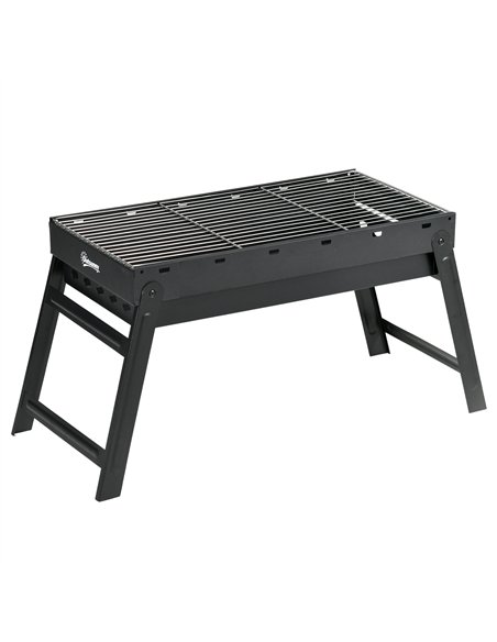 Outsunny Foldable Charcoal Grill - Black - pic 163667 | FastDaddyshop