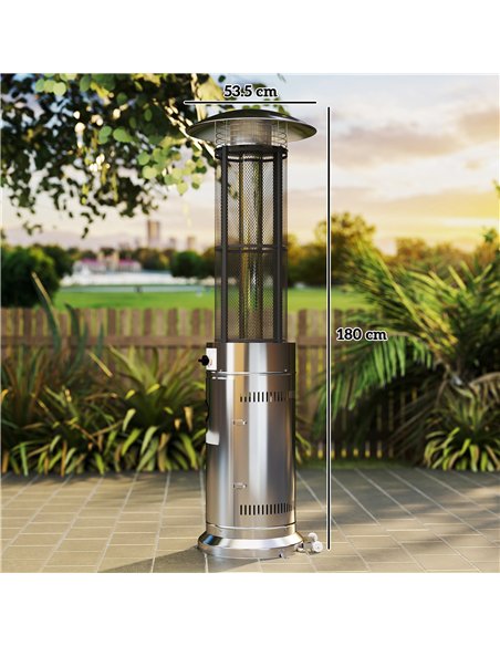 Outsunny 11Kw Adjustable Heat Gas Patio Heater - pic 163750 | FastDaddyshop