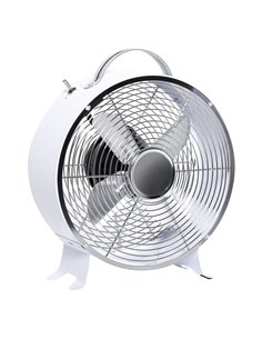 Homcom 26cm Electrical 2-Speed Portable Table Desk Fan, White
