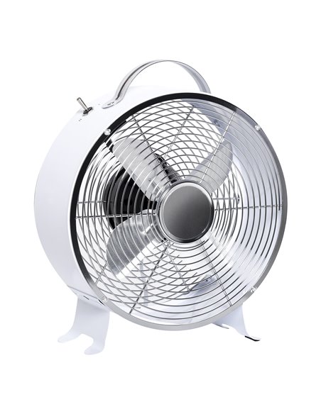 Homcom 26cm Electrical 2-Speed Portable Table Desk Fan, White - pic 16409 | FastDaddyshop
