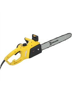 DURHAND Aluminium Chainsaw with Double Brake Protection and Blade Cover, 2000 W, 40 cm, for Wood, Trees and Branches, Yellow