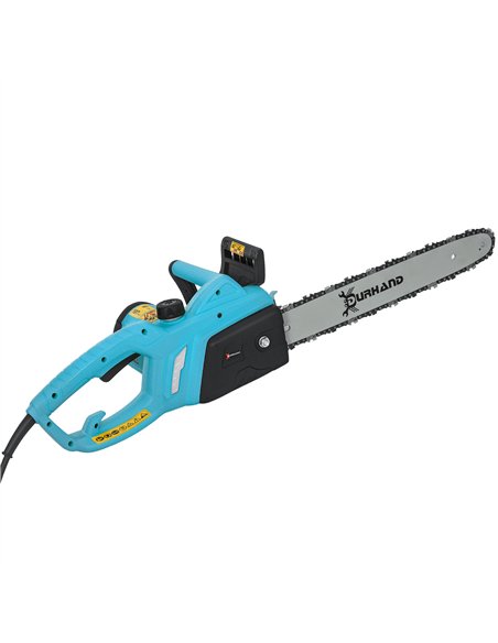 DURHAND Aluminium Chainsaw with Double Brake Protection and Blade Cover, 2000 W, 40 cm, for Wood, Trees and Branches, Blue - pic 164207 | FastDaddyshop