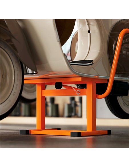 DURHAND Steel Motorbike Jack Lift, 27.5 / 39.5 H cm - Orange - pic 164223 | FastDaddyshop