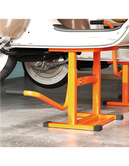 DURHAND Steel Motorbike Jack Lift, 27.5 / 39.5 H cm - Orange - pic 164224 | FastDaddyshop