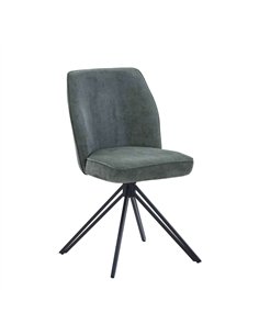 Core Products Aspen swivel dining chairs, green cord fabric ASCH18-GNCF, pic 1 2