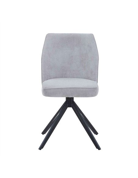 Core Products Aspen swivel dining chairs, light grey cord fabric ASCH18-LGCF, pic 3 - pic 164240 | FastDaddyshop
