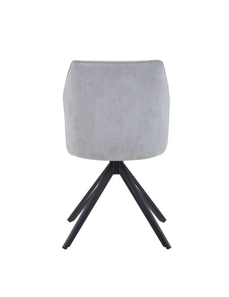 Core Products Aspen swivel dining chairs, light grey cord fabric ASCH18-LGCF, pic 4 - pic 164241 | FastDaddyshop