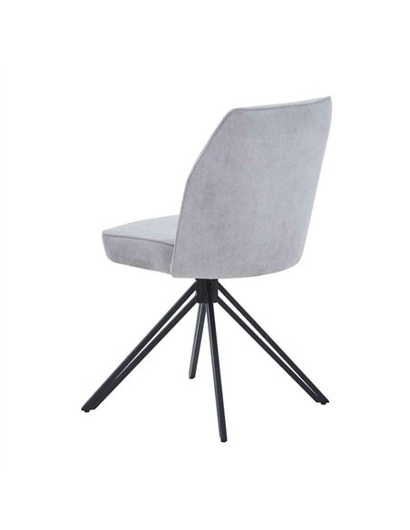 Core Products Aspen swivel dining chairs, light grey cord fabric ASCH18-LGCF, pic 5 - pic 164270 | FastDaddyshop