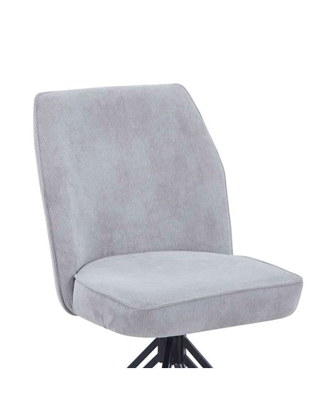 Core Products Aspen swivel dining chairs, light grey cord fabric ASCH18-LGCF, pic 6 - pic 164271 | FastDaddyshop