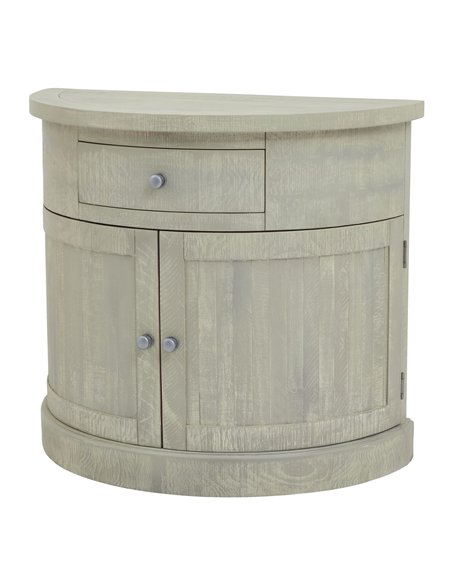 Hill Interiors Saltaire Collection Half Moon 2 Door Cupboard With Drawer 23102 - pic 164324 | FastDaddyshop