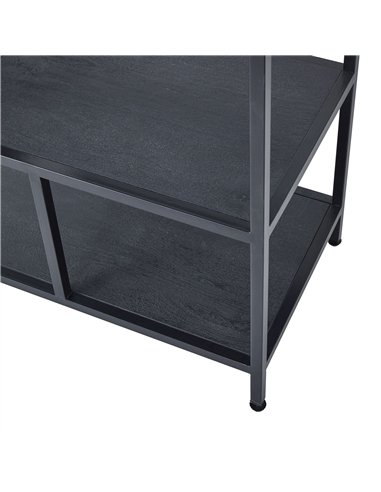 Hill Interiors Large Black Multi Shelf Unit 22714