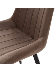 Hill Interiors Malmo Coffee Dining Chair 20046 2