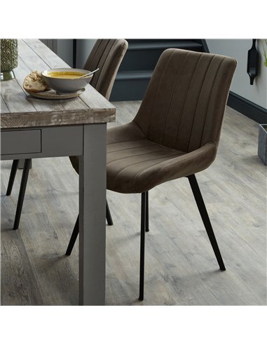 Hill Interiors Malmo Coffee Dining Chair 20046