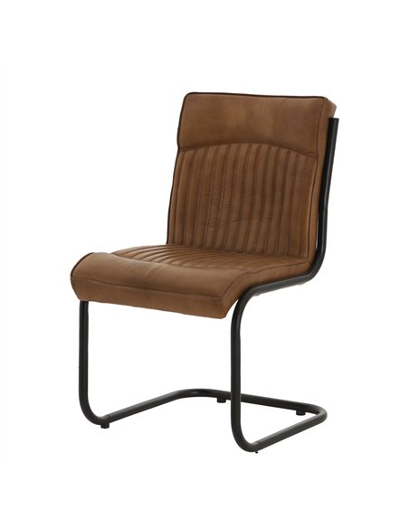Hill Interiors Billy Leather Dining Chair 23879 - pic 164355 | FastDaddyshop