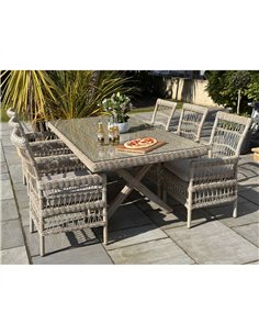 Hill Interiors Provence Collection Outdoor 6 Seater Dining Set 23907