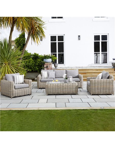Hill Interiors Amalfi Collection Outdoor Five Seater Set 22947 - pic 164375 | FastDaddyshop
