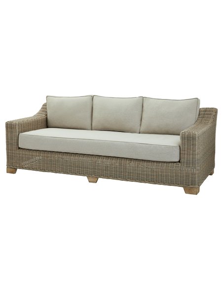 Hill Interiors Capri Collection Outdoor Three Seater Sofa 22955 - pic 164380 | FastDaddyshop