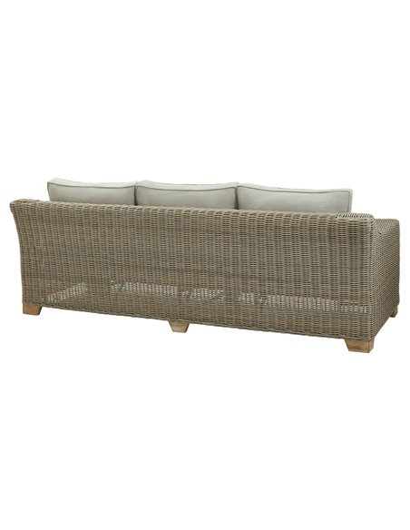 Hill Interiors Capri Collection Outdoor Three Seater Sofa 22955 - pic 164384 | FastDaddyshop