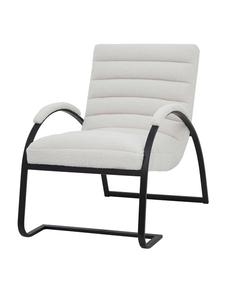 Hill Interiors Boucle Ribbed Ark Chair 23084 - pic 164386 | FastDaddyshop