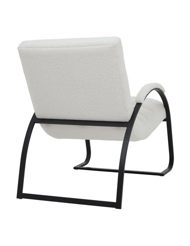 Hill Interiors Boucle Ribbed Ark Chair 23084