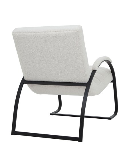 Hill Interiors Boucle Ribbed Ark Chair 23084 - pic 164387 | FastDaddyshop
