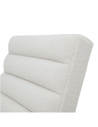 Hill Interiors Boucle Ribbed Ark Chair 23084