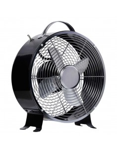 Homcom 26cm Electrical 2-Speed Portable Table Desk Fan, Black