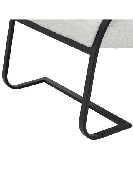 Hill Interiors Boucle Ribbed Ark Chair 23084 - pic 164390 | FastDaddyshop