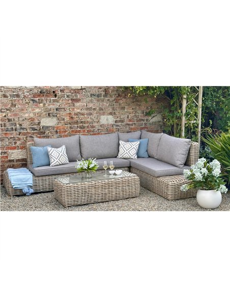 Hill Interiors Amalfi Collection Outdoor Large Corner Set 23912 - pic 164399 | FastDaddyshop