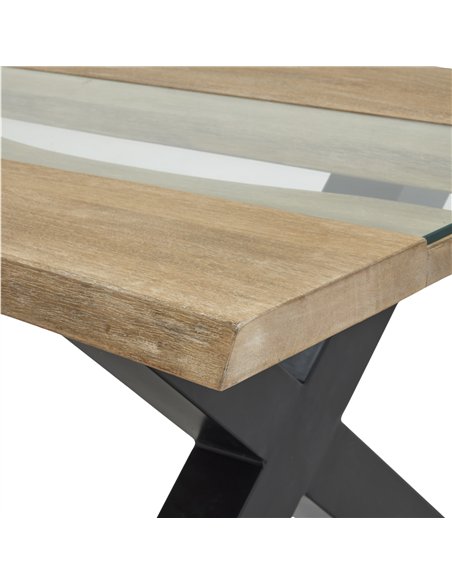 Hill Interiors Live Edge Collection Light Acacia River Coffee Table 23988 - pic 164419 | FastDaddyshop