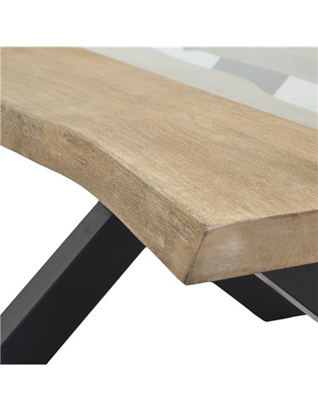 Hill Interiors Live Edge Collection Light Acacia River Coffee Table 23988 - pic 164422 | FastDaddyshop