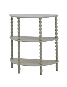 Hill Interiors The Camden Collection Half Moon 3 Tier Table 23951