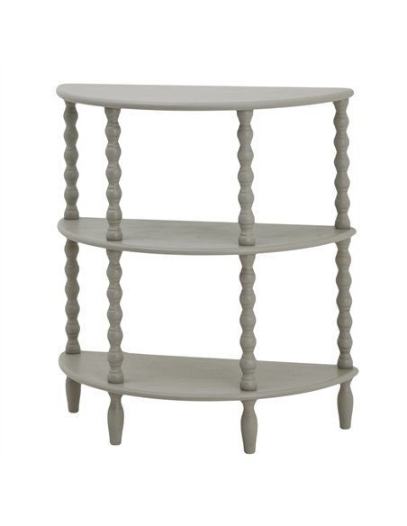 Hill Interiors The Camden Collection Half Moon 3 Tier Table 23951 - pic 164428 | FastDaddyshop
