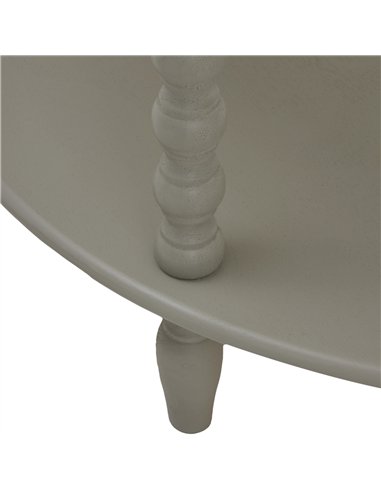 Hill Interiors The Camden Collection Half Moon 3 Tier Table 23951
