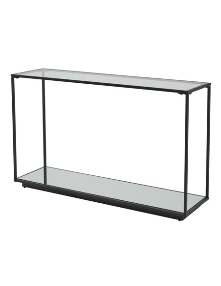 Hill Interiors Lennox Black Framed Console 23959 - pic 164445 | FastDaddyshop