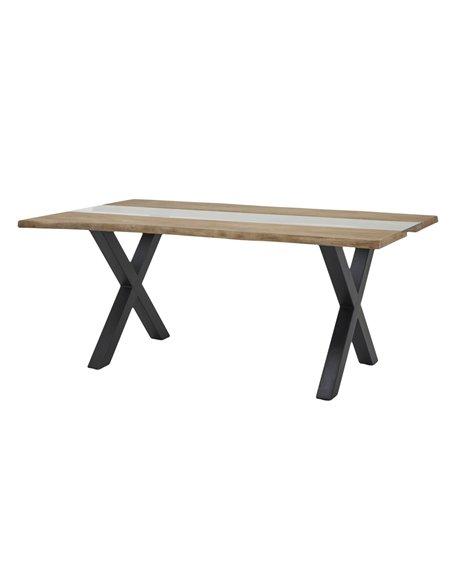 Hill Interiors Live Edge Collection Light Acacia River Dining Table 23987 - pic 164458 | FastDaddyshop
