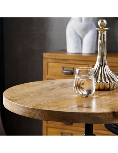 Hill Interiors Draftsman Adjustable Bar Bistro Table 19926