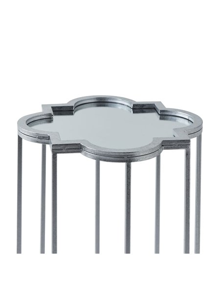 Hill Interiors Quarter Foil Mirrored Set Of Two Side Tables 21468 - pic 164473 | FastDaddyshop