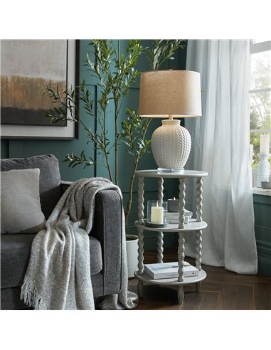 Hill Interiors The Camden Collection Tall Round Side Table 23950