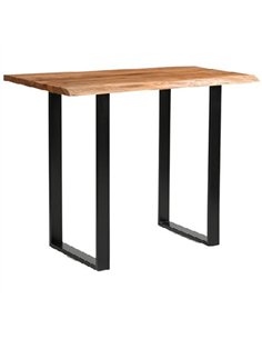 Hill Interiors Live Edge Collection Light Acacia Bar Table 23989