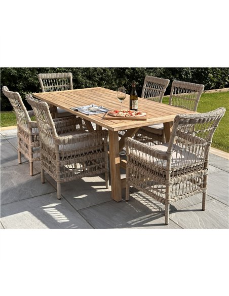 Hill Interiors Provence Collection Outdoor Large Dining Table 23909 - pic 164506 | FastDaddyshop
