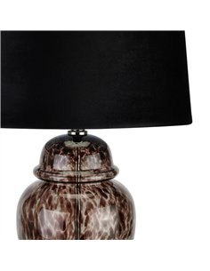 Hill Interiors Black Dapple Acanthus Lamp 22790 2