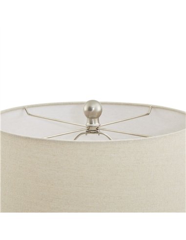 Hill Interiors Lattice Ceramic Table Lamp With Linen Shade 23056
