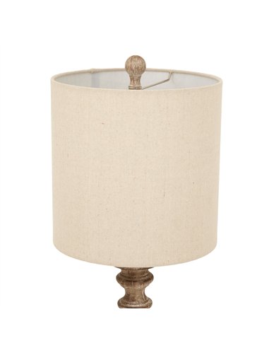 Hill Interiors Pallido Candlestick Table Lamp With Linen Shade 24007