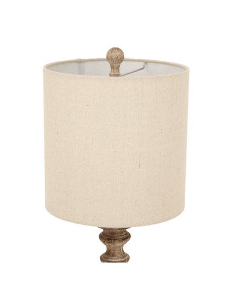 Hill Interiors Pallido Candlestick Table Lamp With Linen Shade 24007 - pic 164551 | FastDaddyshop