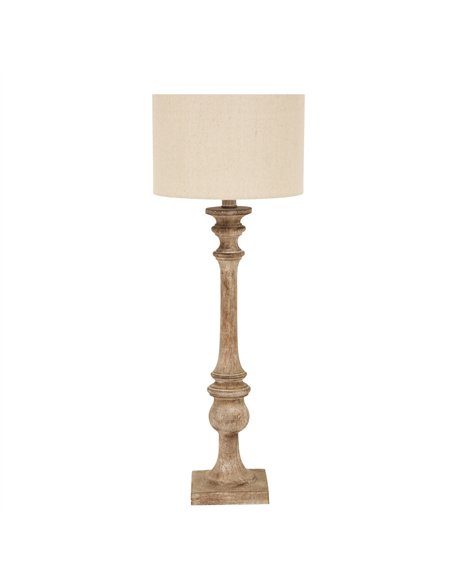 Hill Interiors Pallido Candlestick Table Lamp With Linen Shade 24007 - pic 164552 | FastDaddyshop